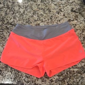 Neon Orange Running Shorts
